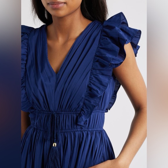 ELIZA J Ruffle Trim Pleat Dress ❤️NWT❤️IN STORES❤️ - Picture 4 of 5